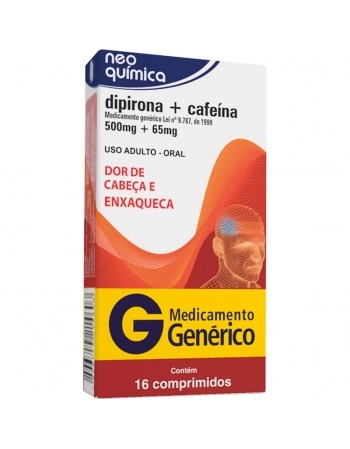 DIPIRONA SOD.+CAFEINA 2X8 NEO GEN