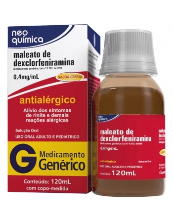MAL. DEXCLORFENIRAMINA 2MG/5ML 120ML.