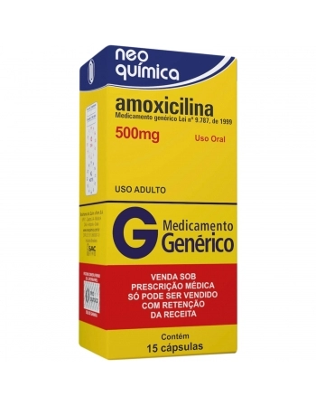 AMOXICILINA 500MG C15