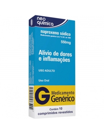 NAPROXENO SODICO 550MG C/10 COMP.