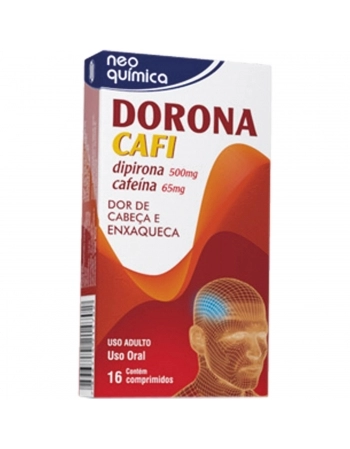 DORONA CAFI 500+65MG 2X8 COMP