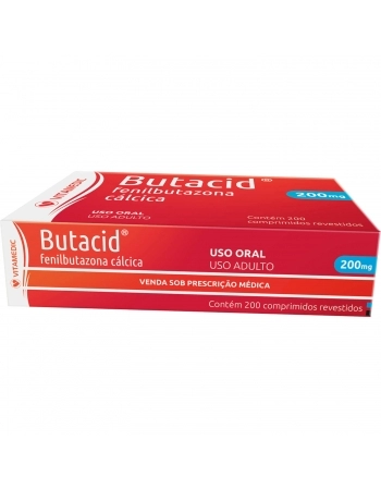 BUTACID 200MG C/200 DRAG.