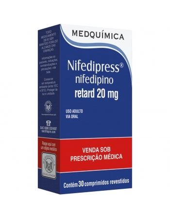 NIFEDIPRESS RETARD 20MG C/30 COMP.