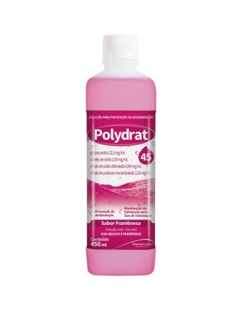 POLYDRAT LIQ 450ML FRAMBOESA