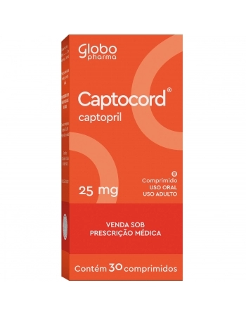 CAPTOCORD 25MG C/30 COMP