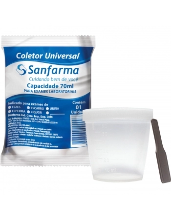 COLETOR SEM CAIXA 70ML