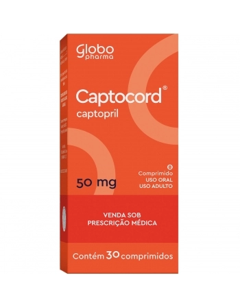 CAPTOCORD 50MG C/ 30 COMP.