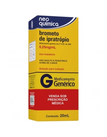 BROMETO DE IPRATROPIO 0,25 MG/ML NEO GEN