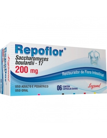 REPOFLOR 200MG C/6 CAPS