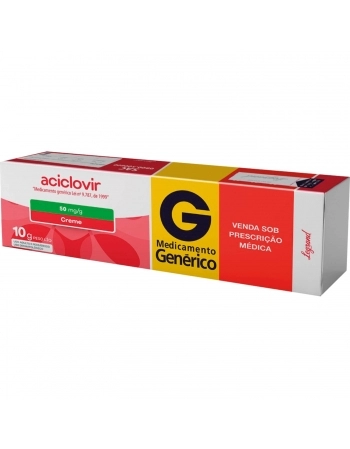 ACICLOVIR CREME BISN 10G-GL LEG