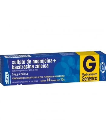 SULF NEOM+BACITRACINA 5MG+250UI POMADA