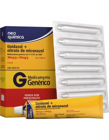 TINIDAZOL+NIT MICONAZOL CR BG+7 APL X40G