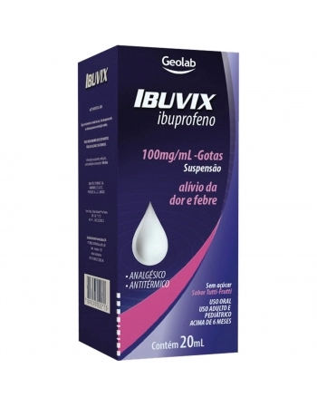 IBUVIX GTS 100MG/ML 1FRX20ML