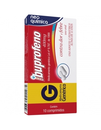 IBUPROFENO 400MG COMP CT BL 1X10