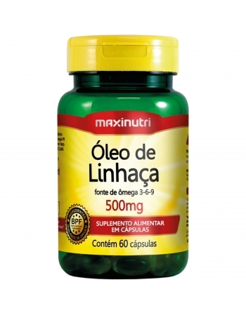 OLEO DE LINHACA 500MG - 60 CAPS