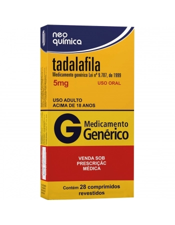 TADALAFILA 5MG COMP REV CT BL 2X14