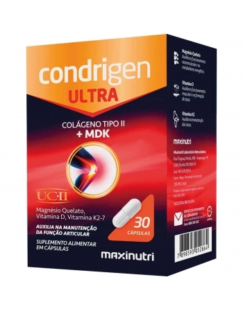 CONDRIGEN ULTRA (COLAGENO UC-II + MDK) - 30 CAPS