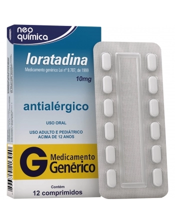LORATADINA 10MG 12 CP