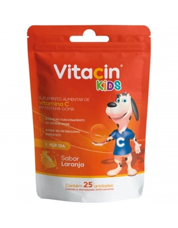 VITACIN KIDS 30 MG C 25 GOMAS SABOR LARANJA