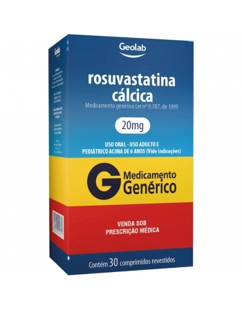 ROSUVASTATINA CALCICA 20MG C/30