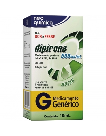 DIPIRONA 500MG/ML 10ML