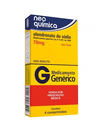 ALENDRONATO SODIO TRI 70MG C 4