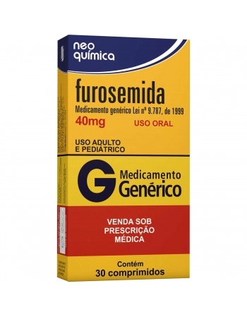 FUROSEMIDA 40MG C 30