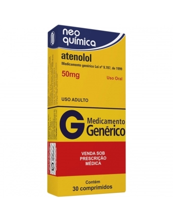 ATENOLOL 50MG C 30