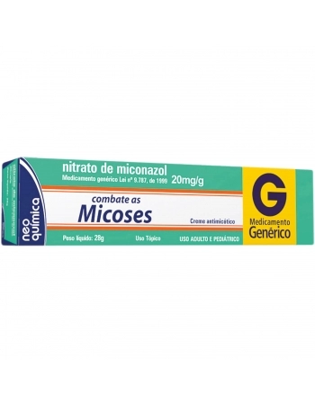 NITRATO DE MICONAZOL 20MG/G CR 28G