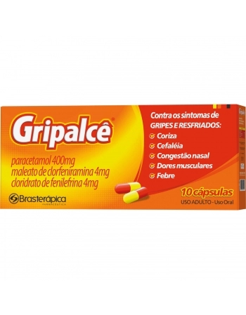 GRIPALCE CAP C/10