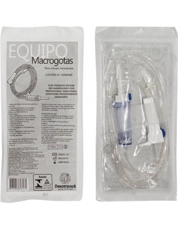 EQUIPO MACROGOTAS SIMPLES SLIP