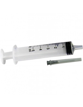 SERINGA SR 5ML LUER SLIP AG 0,7X25