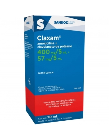 CLAXAM 400+57MG/5ML 70ML