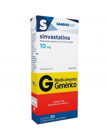 SINVASTATINA 10MG C30