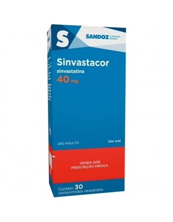 SINVASTACOR 40MG C30