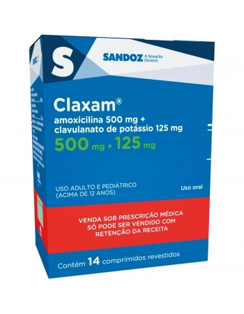 CLAXAM 500+125MG C14