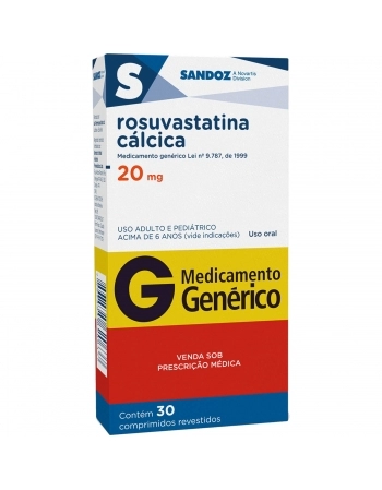 ROSUVASTATINA 20MG C30