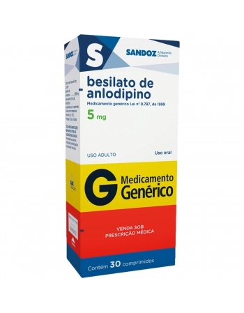 BESILATO DE ANLODIPINO 5MG C 30