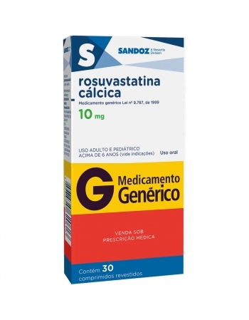 ROSUVASTATINA CAL 10MG C30