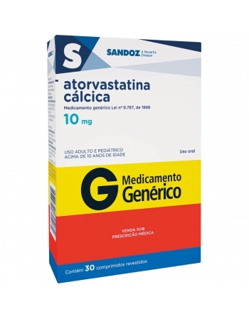 ATORVASTATINA CAL NOV 10MG C30