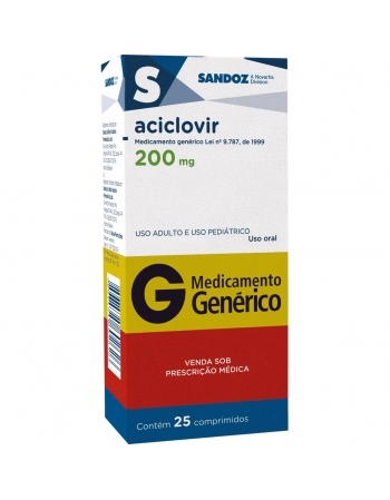 ACICLOVIR 200MG C25
