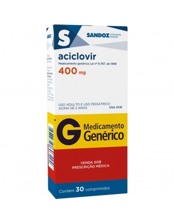 ACICLOVIR 400MG C30