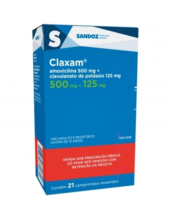 CLAXAM 500+125MG C21