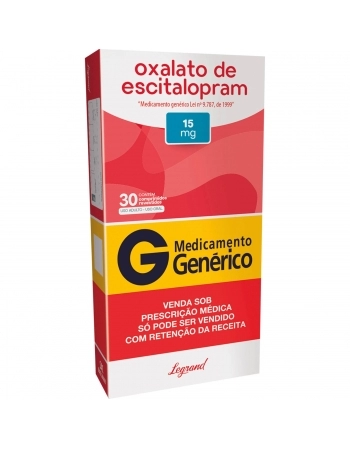 OXALATO ESCITALOPRAM 15MG C30 (C)
