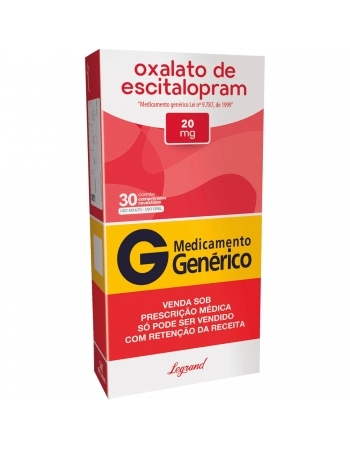 OXALATO ESCITALOPRAM 20MG C30 (C)