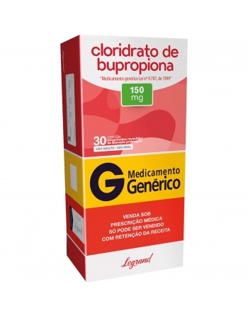 CLORIDRATO DE BUPROPIONA 150MG 30 (C)