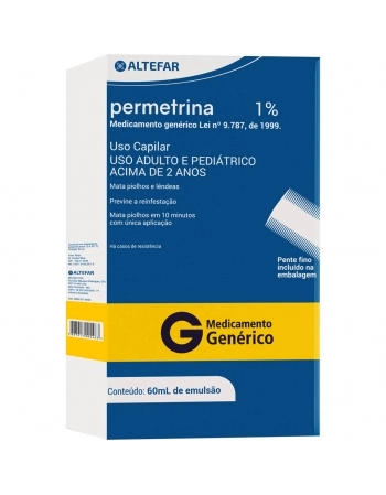 PERMETRINA 1% LOCAO 60ML