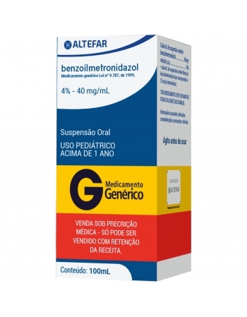 BENZOILMETRONIDAZOL 100ML + COPO MED