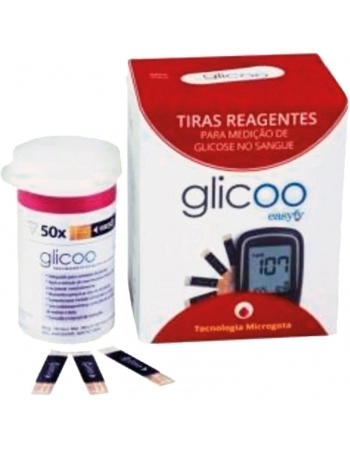 FITA PARA TESTE DE GLICOSE G-CARE - 1 FRASCO COM 50 TIRAS