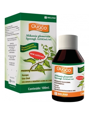 XAROPE DE GUACO S/AÇUCAR 100ML